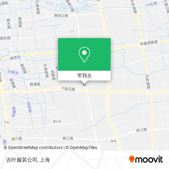 吉叶服装公司地图