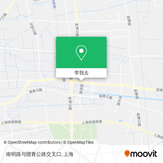 南明路与团青公路交叉口地图