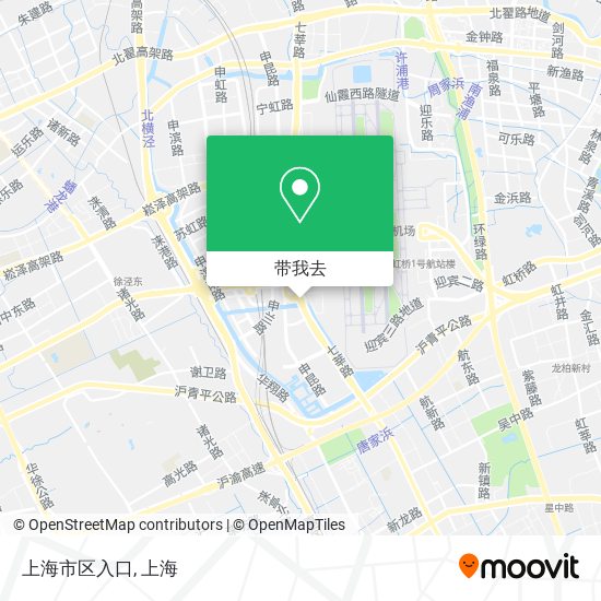 上海市区入口地图