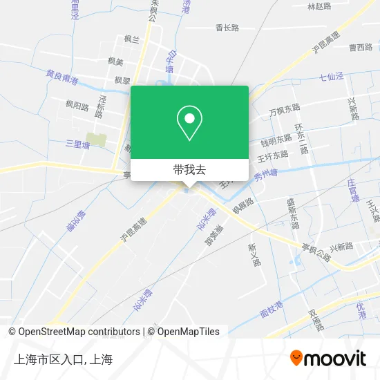 上海市区入口地图