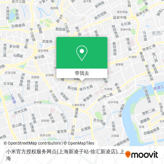 小米官方授权服务网点(上海新凌子站-徐汇新凌店)地图