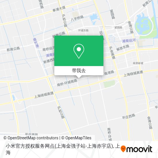 小米官方授权服务网点(上海金强子站-上海赤宇店)地图