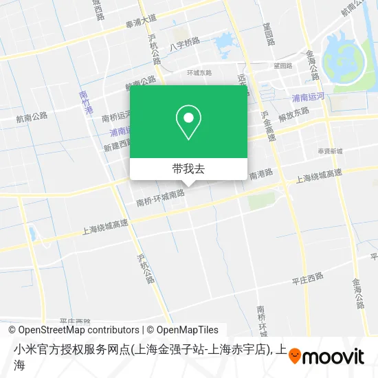 小米官方授权服务网点(上海金强子站-上海赤宇店)地图