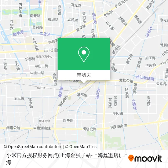 小米官方授权服务网点(上海金强子站-上海鑫鎏店)地图