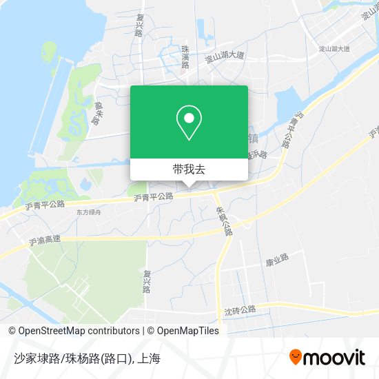沙家埭路/珠杨路(路口)地图