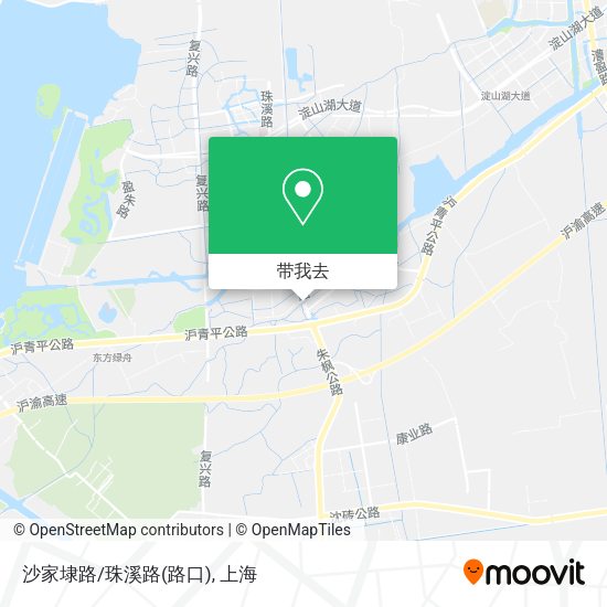 沙家埭路/珠溪路(路口)地图