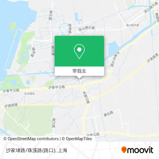 沙家埭路/珠溪路(路口)地图