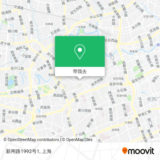 新闸路1992号1地图