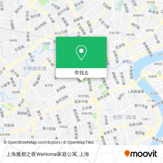 上海魔都之夜WeHome家庭公寓地图