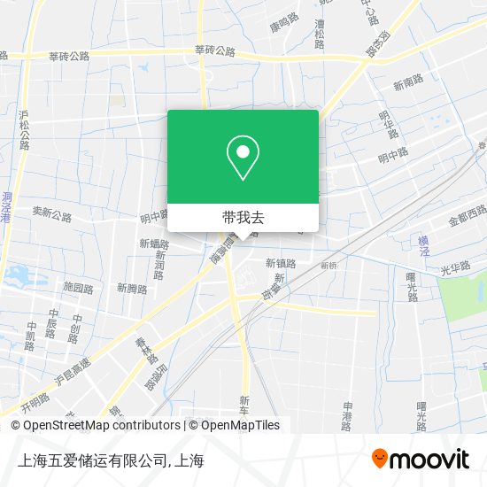 上海五爱储运有限公司地图