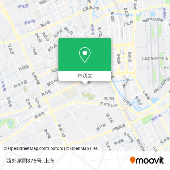 西郊家园376号地图