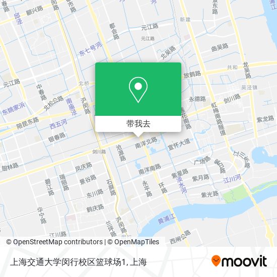上海交通大学闵行校区篮球场1地图