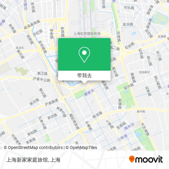 上海新家家庭旅馆地图