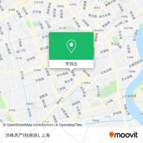 洪峰房产(桂林路)地图