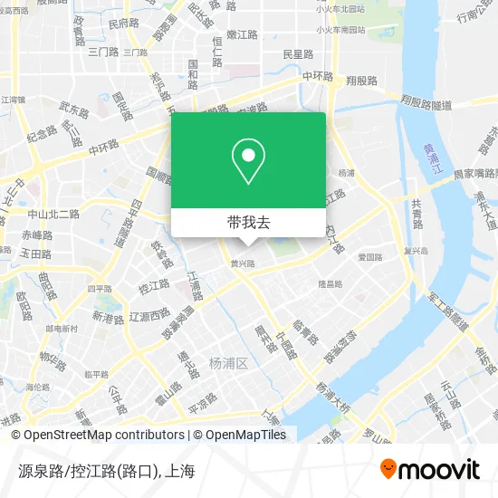 源泉路/控江路(路口)地图