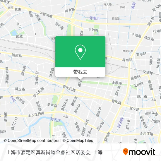 上海市嘉定区真新街道金鼎社区居委会地图