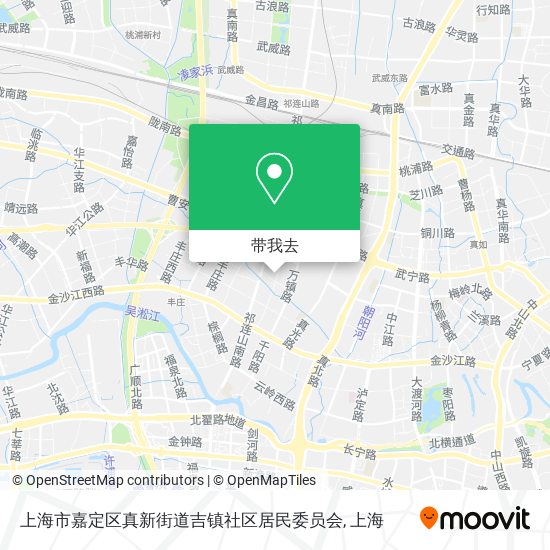 上海市嘉定区真新街道吉镇社区居民委员会地图