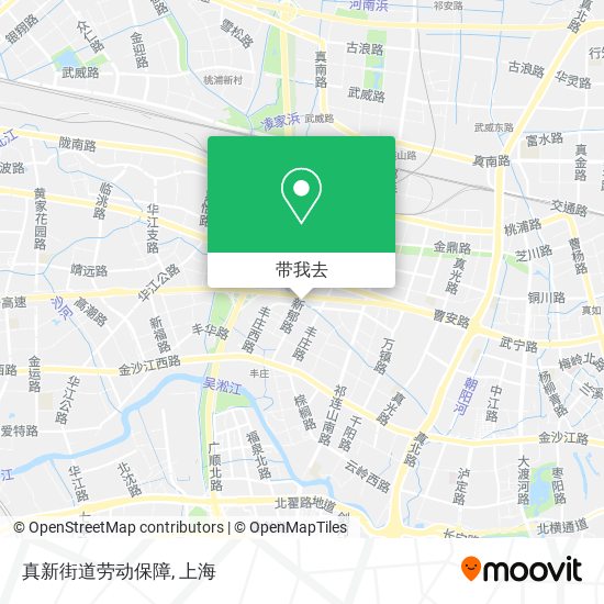 真新街道劳动保障地图