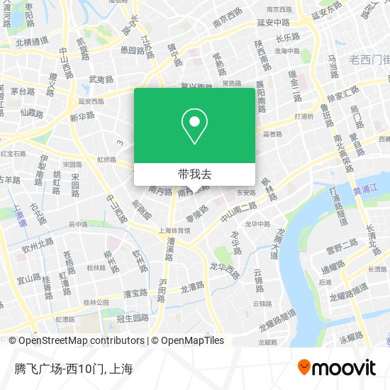 腾飞广场-西10门地图
