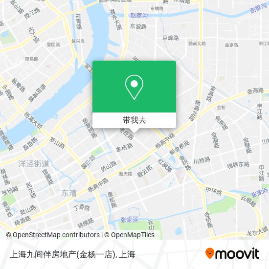 上海九间伴房地产(金杨一店)地图
