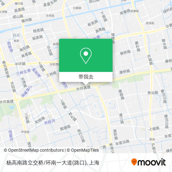 杨高南路立交桥/环南一大道(路口)地图