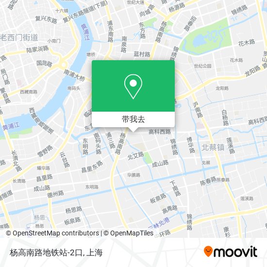 杨高南路地铁站-2口地图