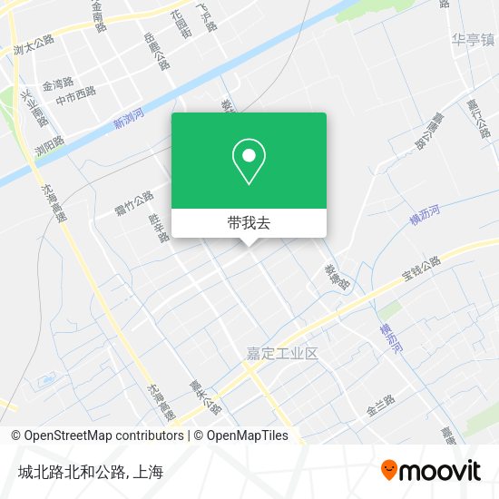城北路北和公路地图