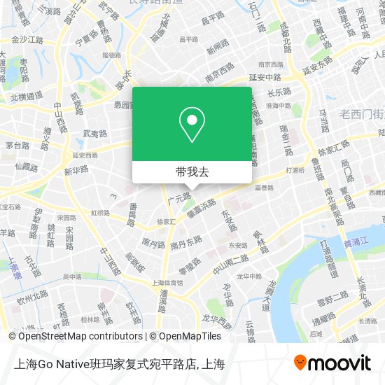 上海Go Native班玛家复式宛平路店地图