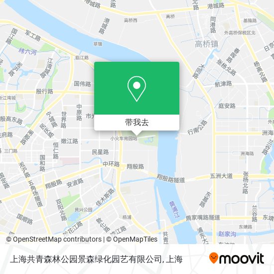 上海共青森林公园景森绿化园艺有限公司地图