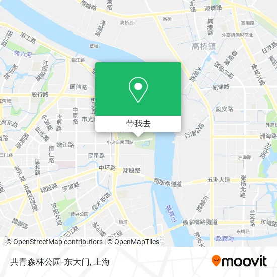 共青森林公园-东大门地图