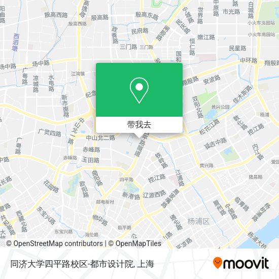 同济大学四平路校区-都市设计院地图