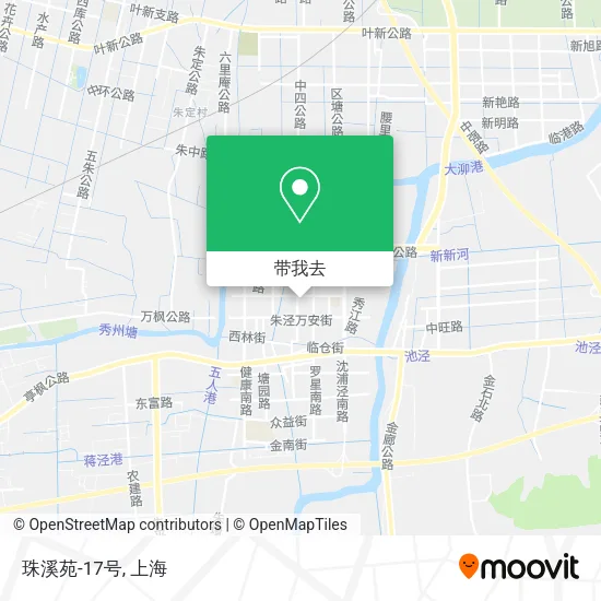 珠溪苑-17号地图