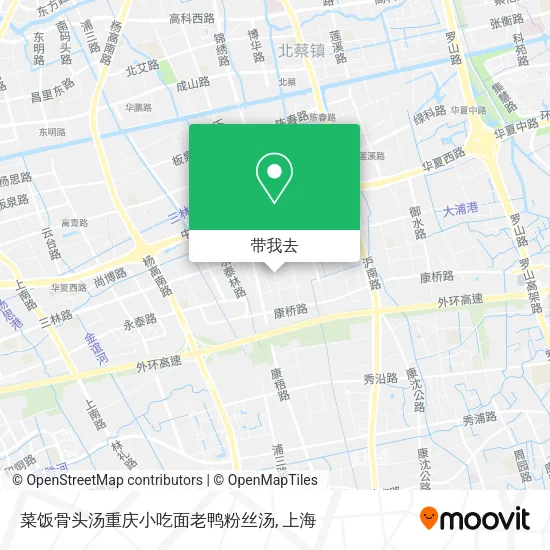 菜饭骨头汤重庆小吃面老鸭粉丝汤地图