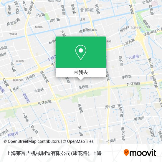 上海莱富吉机械制造有限公司(康花路)地图