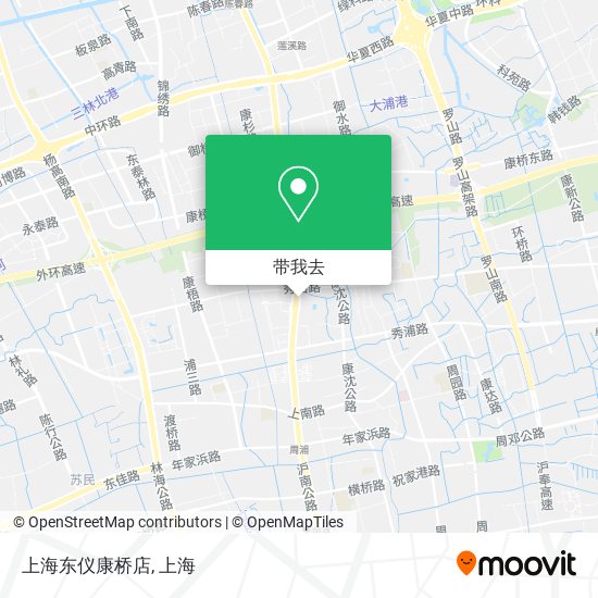 上海东仪康桥店地图
