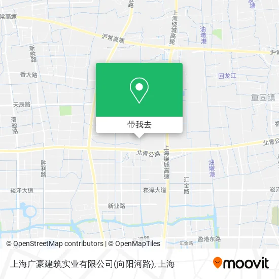 上海广豪建筑实业有限公司(向阳河路)地图