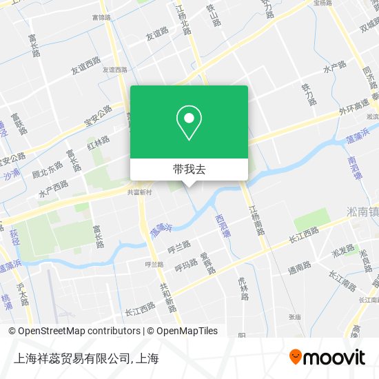 上海祥蕊贸易有限公司地图