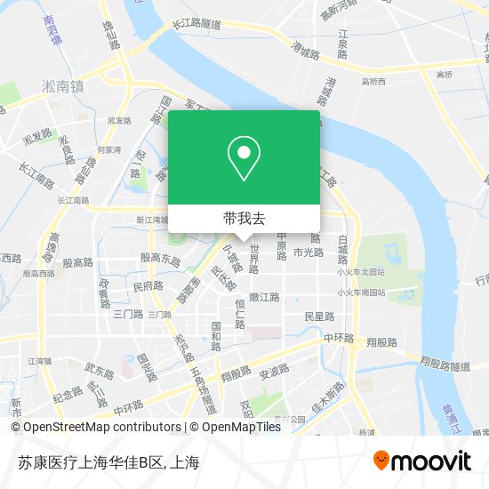 苏康医疗上海华佳B区地图
