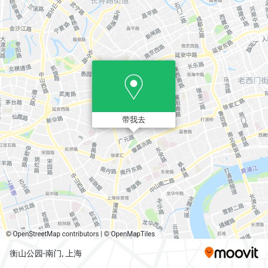 衡山公园-南门地图