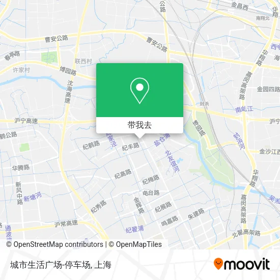 城市生活广场-停车场地图