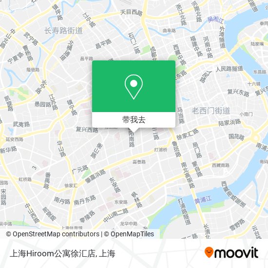 上海Hiroom公寓徐汇店地图