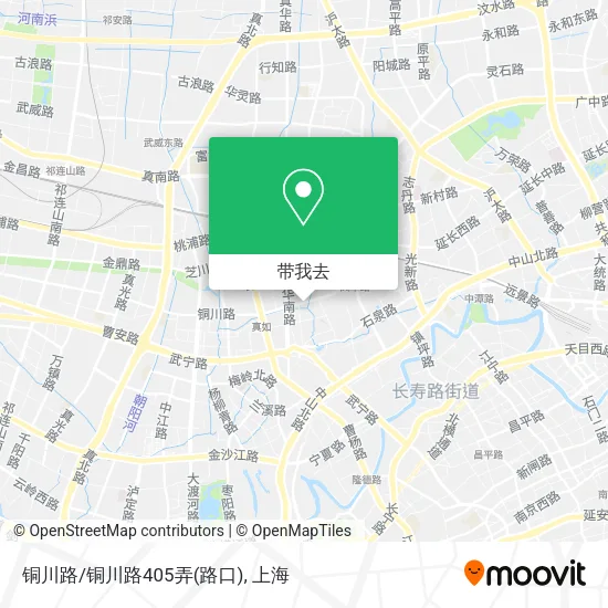 铜川路/铜川路405弄(路口)地图