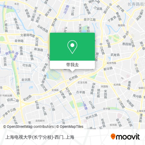 上海电视大学(长宁分校)-西门地图