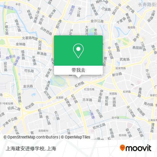 上海建安进修学校地图