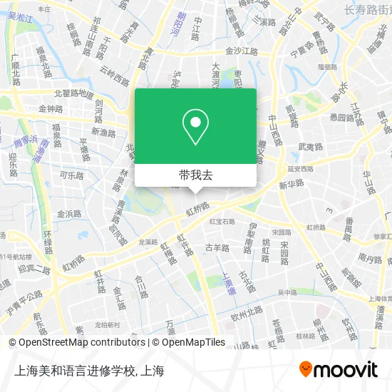 上海美和语言进修学校地图
