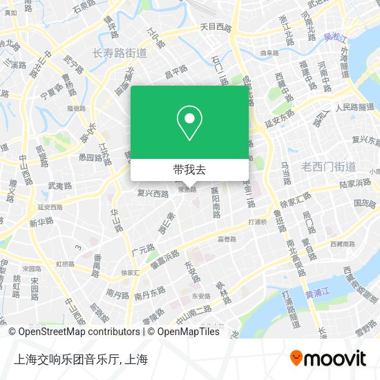 上海交响乐团音乐厅地图