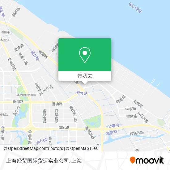 上海经贸国际货运实业公司地图