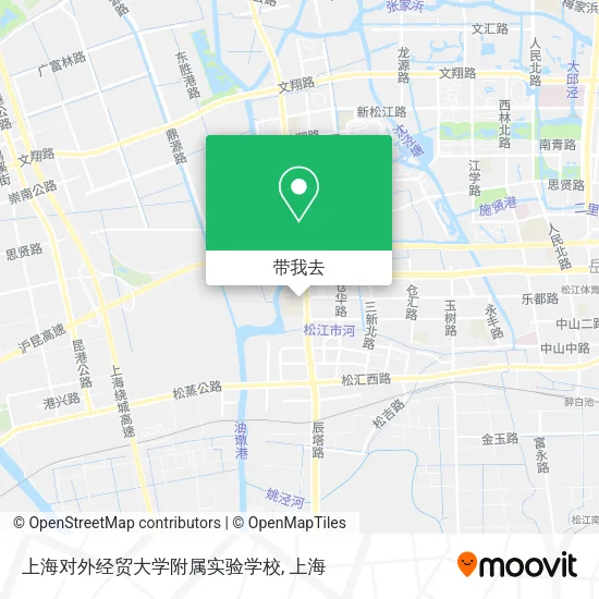 上海对外经贸大学附属实验学校地图