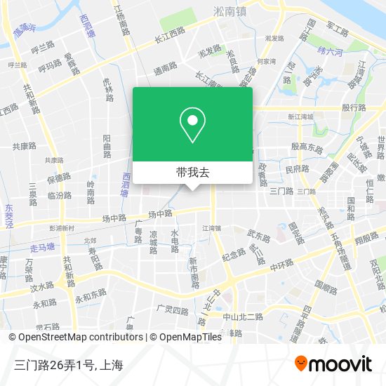 三门路26弄1号地图