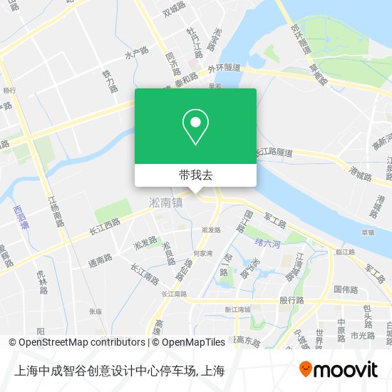 上海中成智谷创意设计中心停车场地图